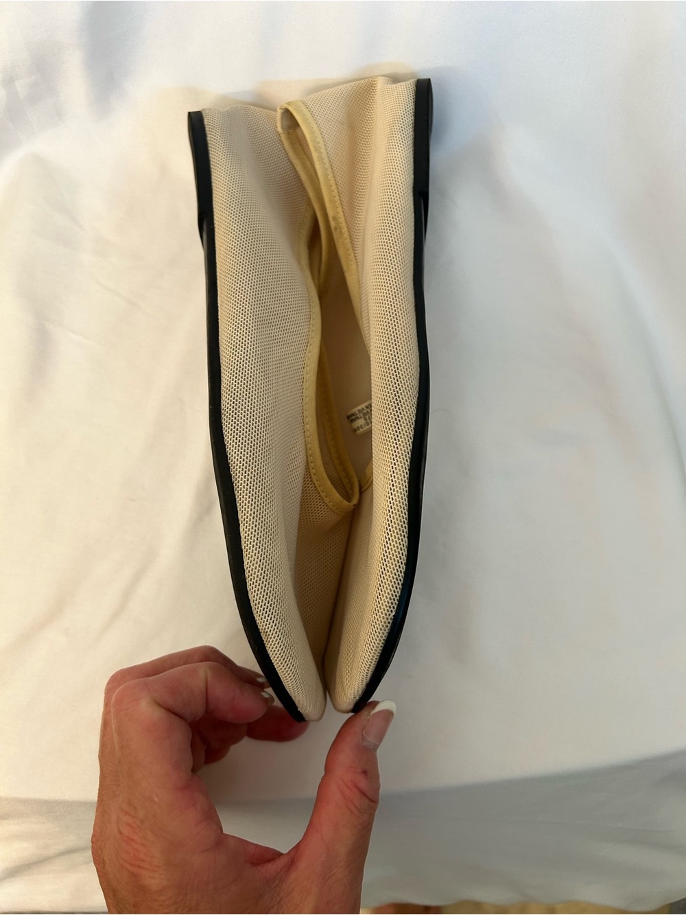 Zara Beige Slip-On Ballet Flats - Picture 5 of 13